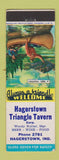 Matchbook Cover - Hagerstown Triangle Tavern Hagerstown IN