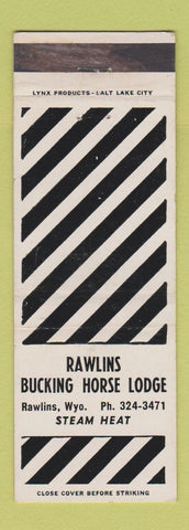 Matchbook Cover - Rawlins Bucking Horse Lodge Rawlins WY
