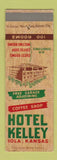 Matchbook Cover - Hotel Kelley Iola KS