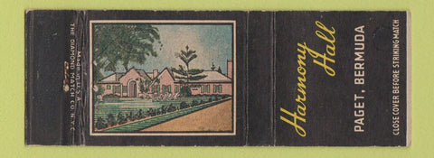 Matchbook Cover - Harmony Hall Paget Bermuda