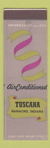 Matchbook Cover - Tuscana Hammond IN SAMPLE