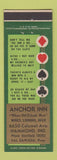 Matchbook Cover - Anchor Inn Hammond IN