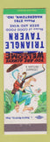Matchbook Cover - Triangle Tavern Hagerstown IN hillbilly