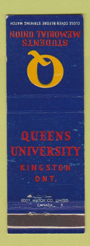 Matchbook Cover - Queens University Kingston ON Memorial Union WEAR