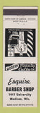 Matchbook Cover - Esquire Barber Shop Madison WI