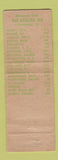 Matchbook Cover - The Darling Inn Lyndonville VT