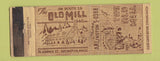 Matchbook Cover - The Old Mill Arlington MA WEAR