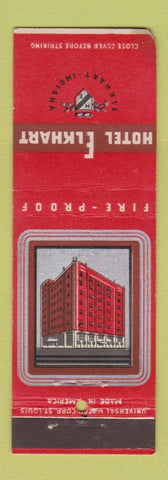 Matchbook Cover - Hotel Elkhart IN