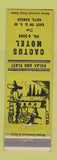 Matchbook Cover - Cactus Motel Hays KS