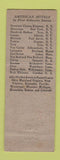 Matchbook Cover - Penn Beaver Hotel Rochester PA WEAR