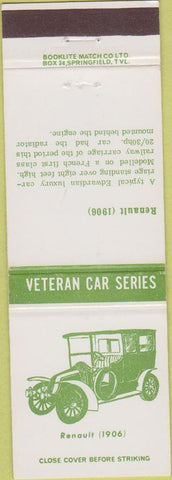 Matchbook Cover - Antique Cars Renault 1906 South Africa