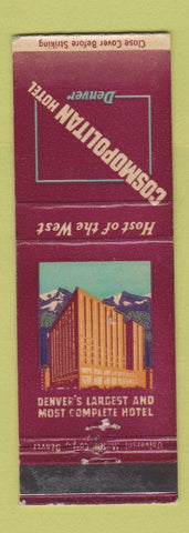 Matchbook Cover - Cosmpolitan Hotel Denver Colorado WEAR