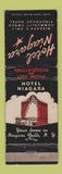 Matchbook Cover - Hotel Niagara Falls NY WEAR