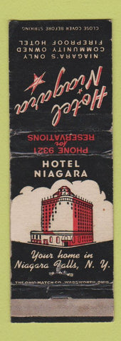 Matchbook Cover - Hotel Niagara Falls NY WEAR
