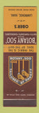 Matchbook Cover - Botany 500 Men's Clothes Ober's Lawrence KS