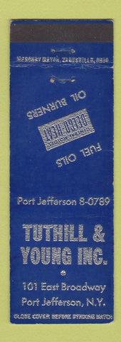 Matchbook Cover - Tuthill & Young Delco Heat Port Jefferson NY