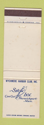 Matchbook Cover - Snow Inn Cape Cod Harwichport MA WEAR