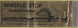 Matchbook Cover - Whistle Stop Loung Yountville CA