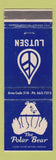 Matchbook Cover - The Polar Bear Lutsen