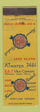 Matchbook Cover - Gold Seal Meats Portland OR WEAR