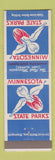 Matchbook Cover - Minnesota State Parks MN Don't Litter