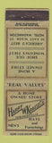 Matchbook Cover - Harry Krause Men's Clothes Indianapolis IN WEAR