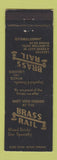 Matchbook Cover - Brass Rail Jamestown ND