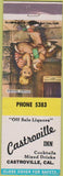 Matchbook Cover - Castroville Inn CA