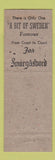 Matchbook Cover - A Bit of Sweden Chicago IL