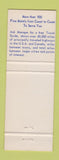 Matchbook Cover - H&H El Centro Restaurant Motel Texaco Kadoka SD Best Western