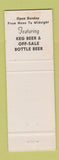 Matchbook Cover - The Paddock Piano Bar Crystal MN