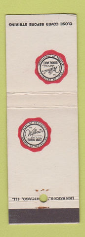 Matchbook Cover - Wilbert Burial Vaults