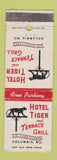 Matchbook Cover - Hotel Tiger Columbia MO WEAR