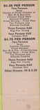 Matchbook Cover - The China Doll Alhambra CA fried chicken