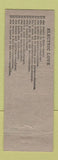 Matchbook Cover - Farmer's Supply Lake Mills WI? IA? ADVANCE Green