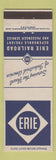 Matchbook Cover - Erie Railroad
