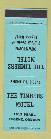 Matchbook Cover - The Timbers Motel Eugene OR WEAR