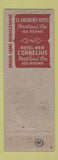 Matchbook Cover - Eugene Hotel Eugene OR WORN