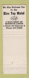 Matchbook Cover - Hawkeye Lodge Iowa City IA