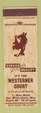 Matchbook Cover - Westerner Court Out Wickenburg Way AZ