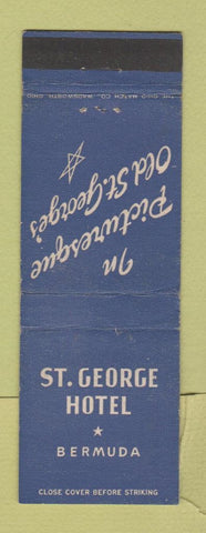 Matchbook Cover - St George Hotel Bermuda