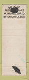Matchbook Cover - Cole's Tap Coffee Shop Orland Park IL SAMPLE WEAR