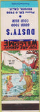 Matchbook Cover - Dusty's Hillbilly Edison CA