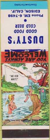 Matchbook Cover - Dusty's Hillbilly Edison CA