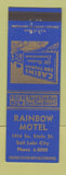 Matchbook Cover - Rainbow Motel Salt Lake City UT