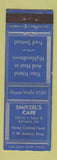 Matchbook Cover - Smitzel's Cafe Baltimore MD WEAR