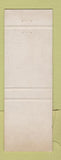 Matchbook Cover - Mecklenburg Hotel Charlotte NC
