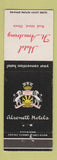 Matchbook Cover - Hotel Fort Armstrong Rock Island IL Alsonett