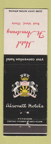 Matchbook Cover - Hotel Fort Armstrong Rock Island IL Alsonett