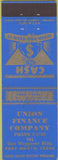 Matchbook Cover - Union Finance Co Fort Worth TX